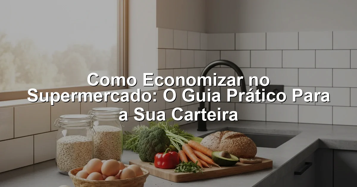 Como Economizar no Supermercado: O Guia Prático Para a Sua Carteira