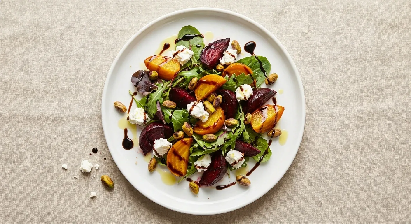 Beet Salad with Goat Cheese and Balsamic