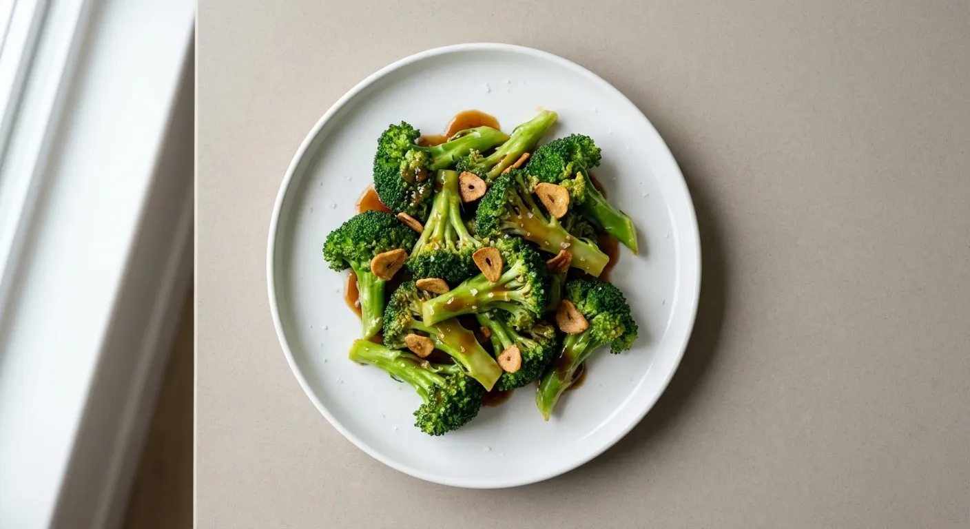 Broccoli with Fried Garlic
