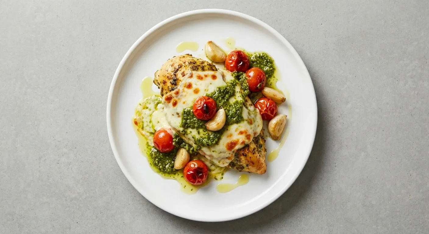 Cheesy Pesto Chicken