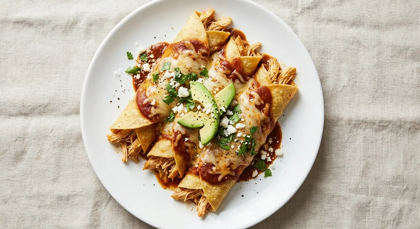 Easy Chicken Enchiladas