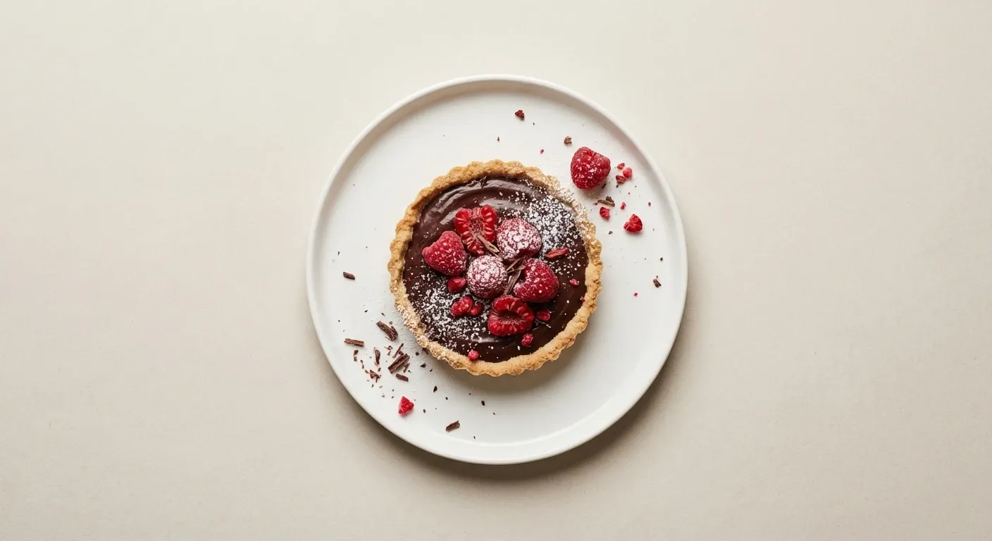 Chocolate and Raspberry Tart