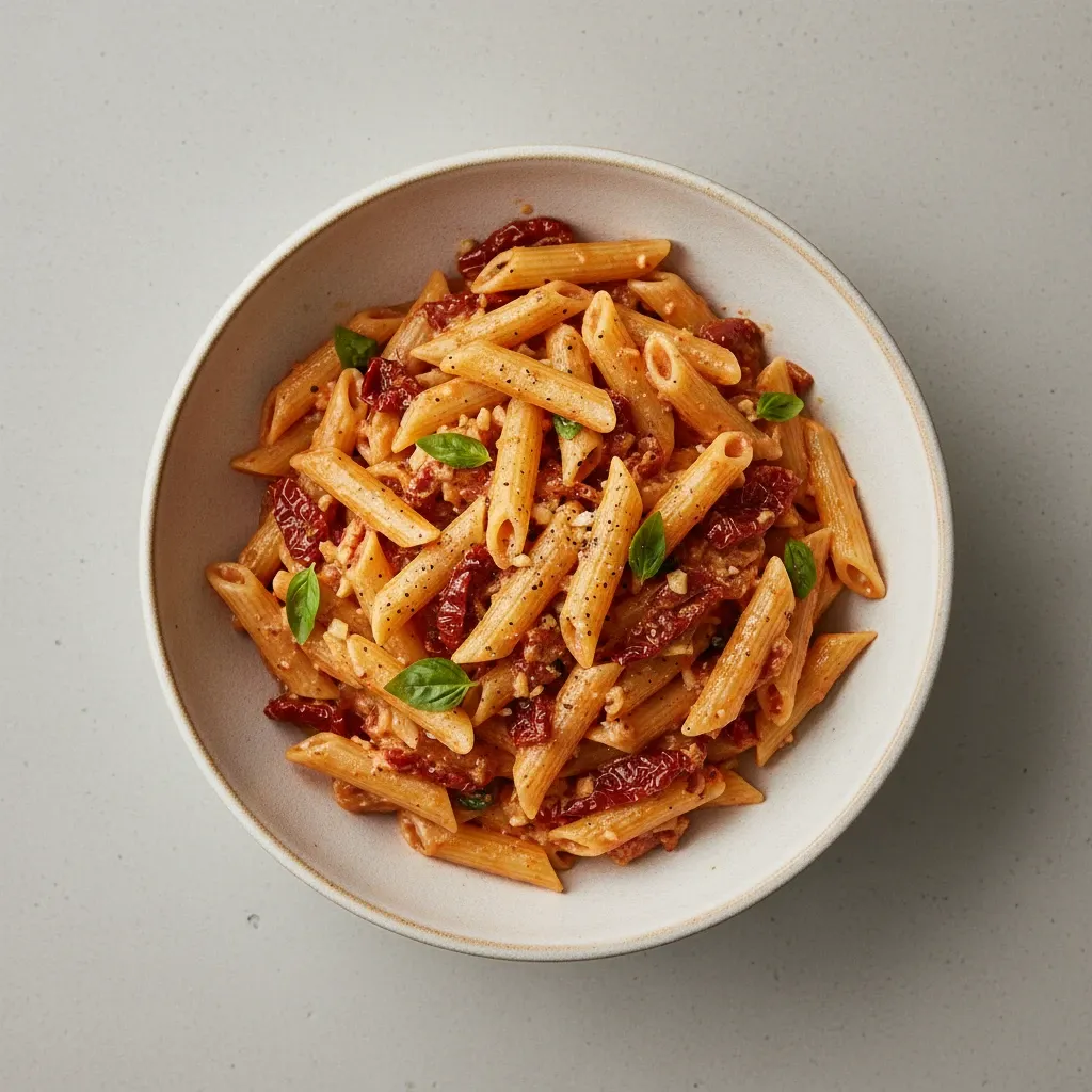 Creamy Sun Dried Tomato Pasta