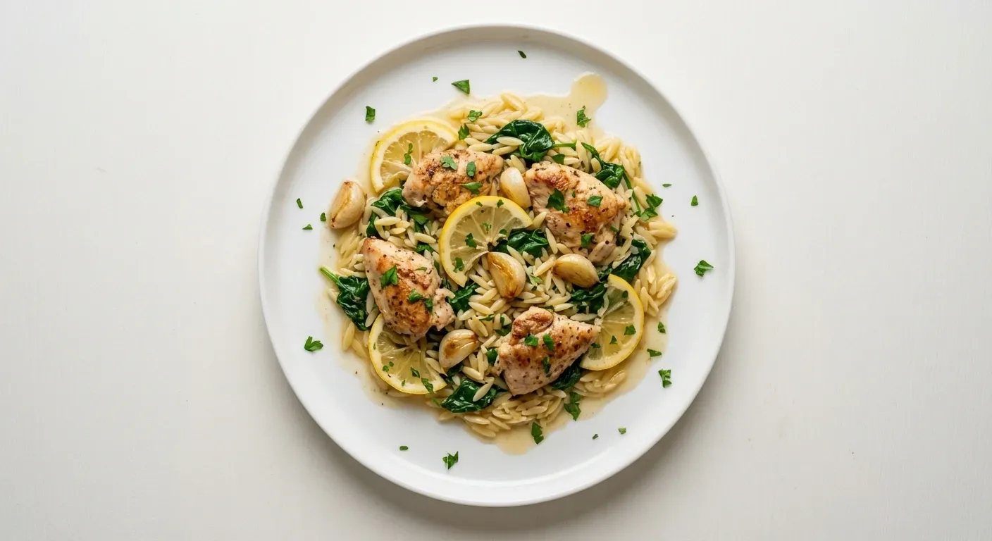 Zesty Lemon Chicken Orzo