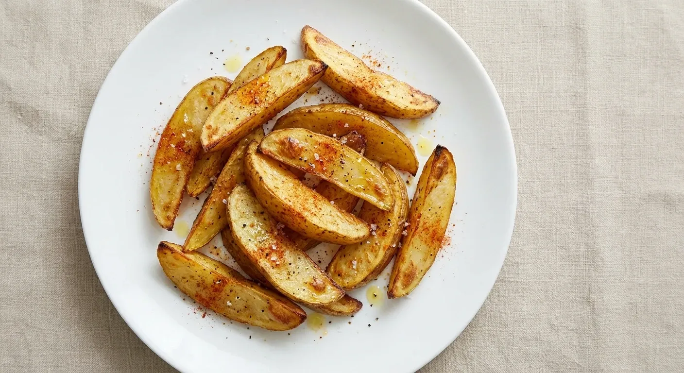 Crispy Baked Potato Wedges