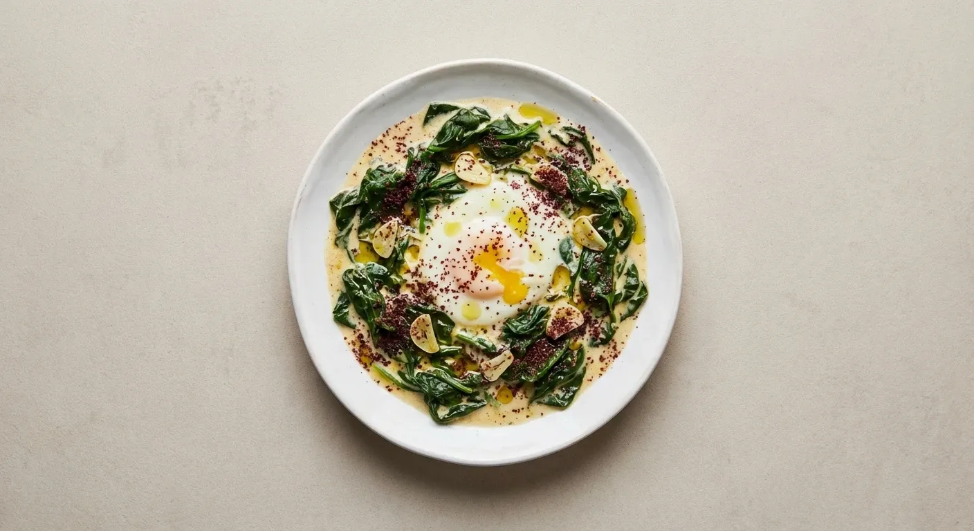 Spinach and Sumac Shakshuka
