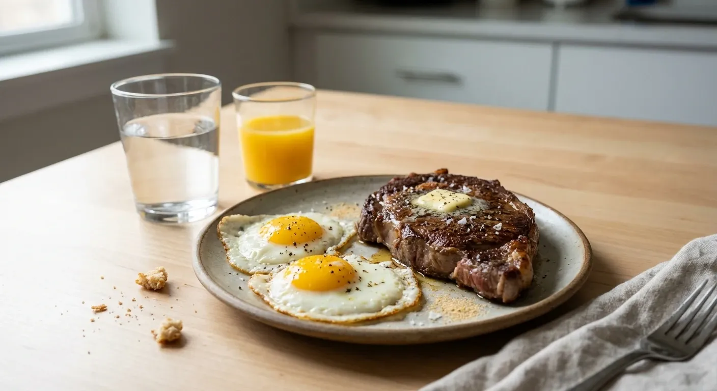 Classic Steak and Eggs