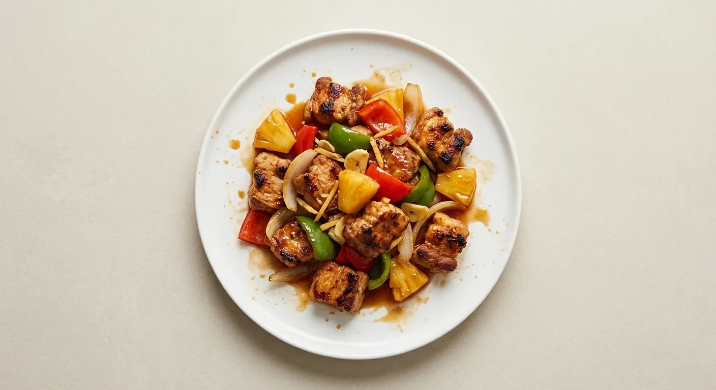 Schweinefleisch süß-sauer